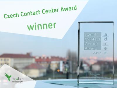 Zdobyliśmy pierwsze miejsce w konkursie Czech Contact Center Awards